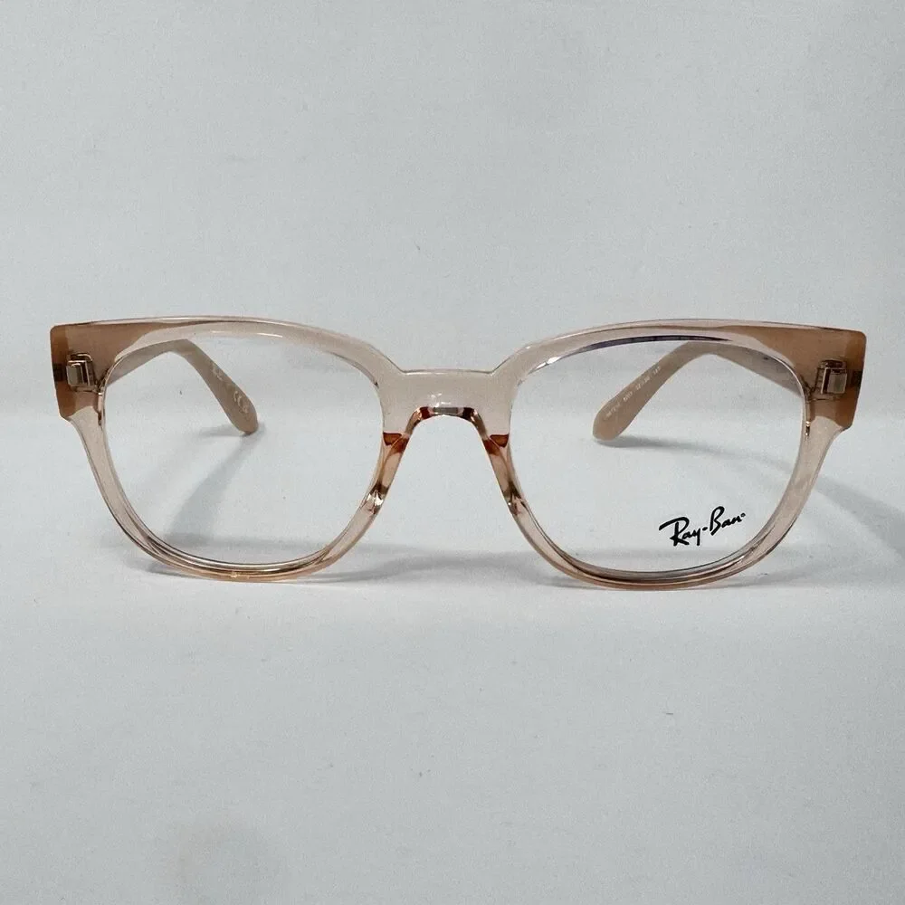 Ray-Ban RB7210 8203 Alabaster Eyeglass Frames 52-20-145 New